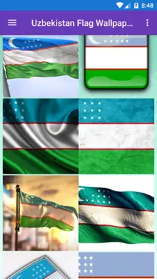 Uzbekistan Flag Wallpaper Fla android App screenshot 5